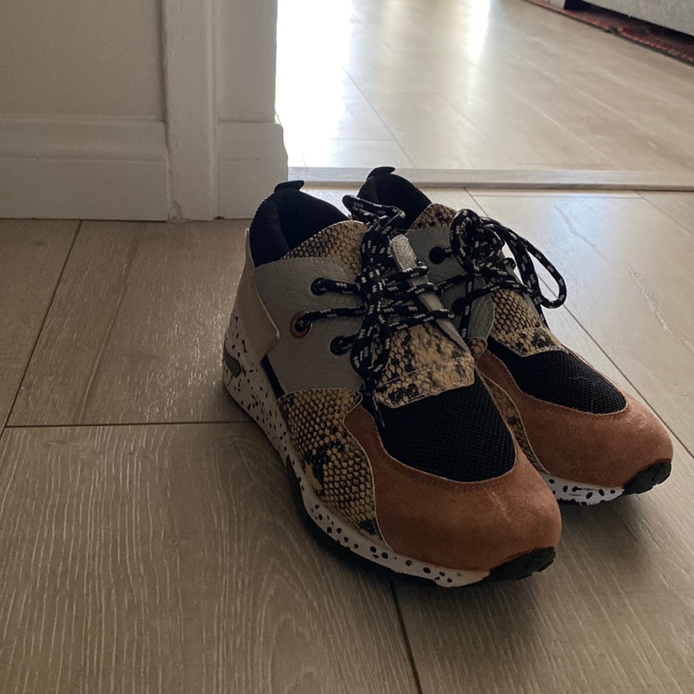 Forever 21 Fun Multi-Patterned Sneakers